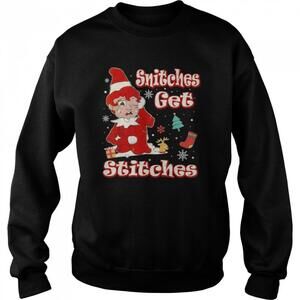 Snitches Get Stitches Xmas Christmas Shirt